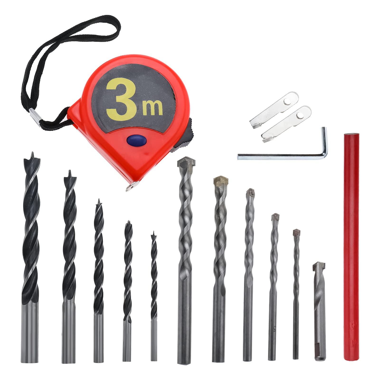 Adjustable Hole Saw Cutter Kit 1-5/8