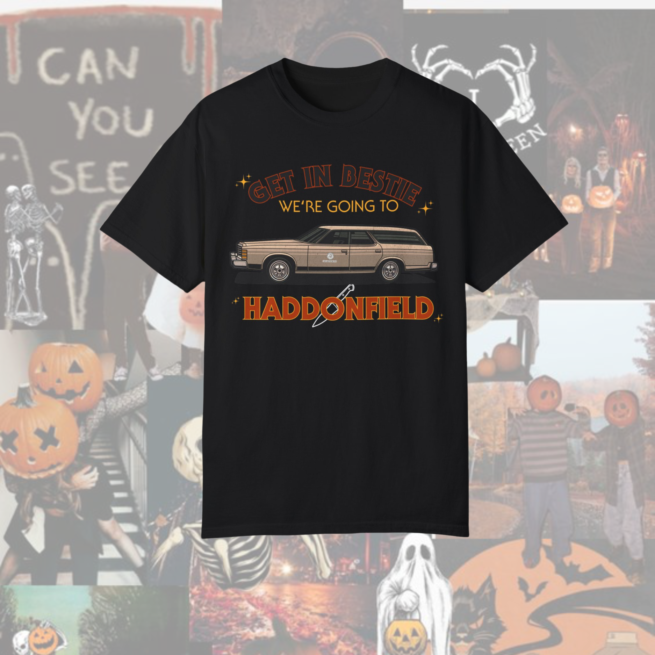 Best Friends Halloween Haddonfield Shirt - Horror Movie Fan Gift for Halloween Parties & Cosplay
