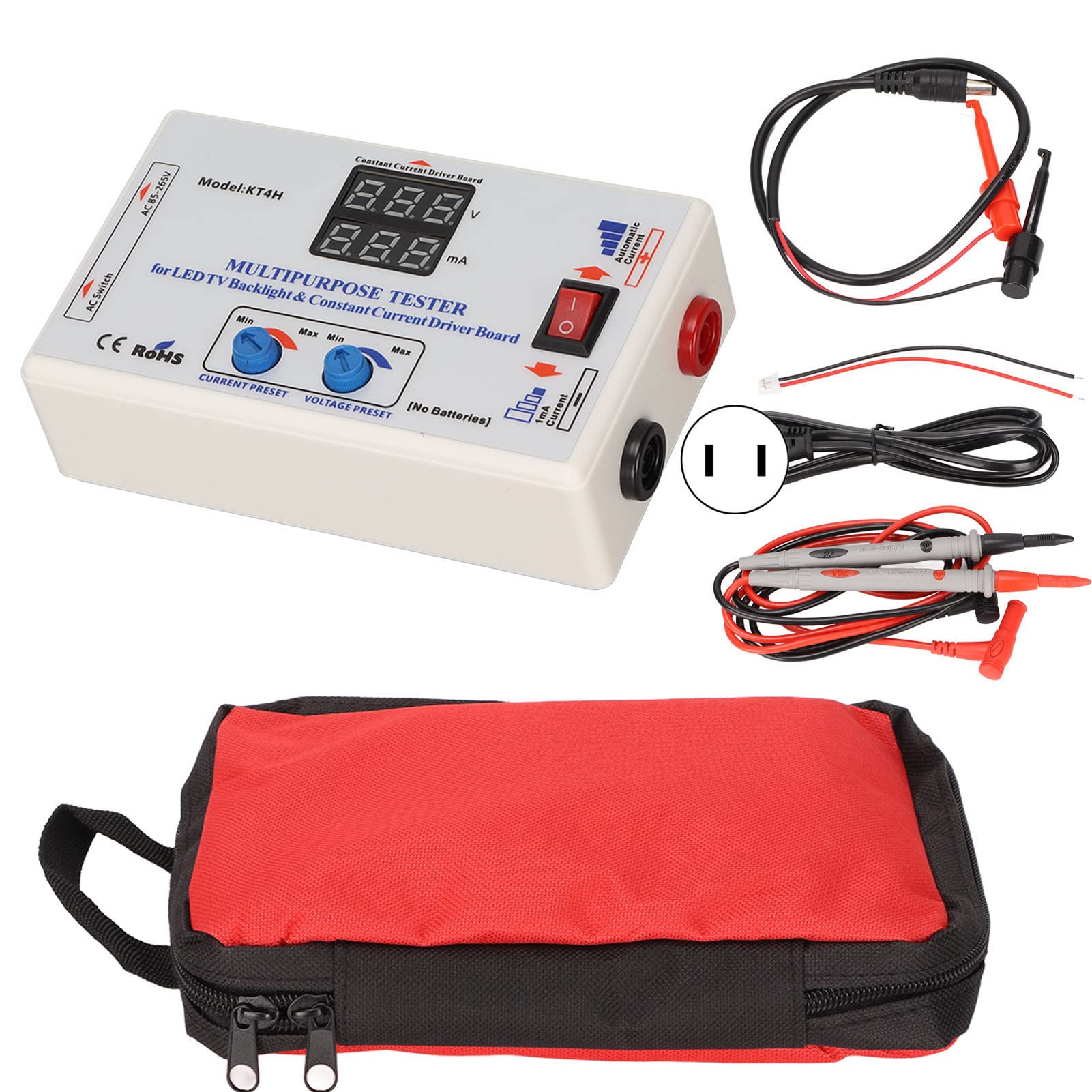 LED Backlight Tester Kit - KT4H Constant Current Board Tester for LCD/LED TV Repair, Backlight Strip & Lamp Bead Testing Tool (US Stock) - Perfect for TV Repair Shops & DIY Home Screen Fixes