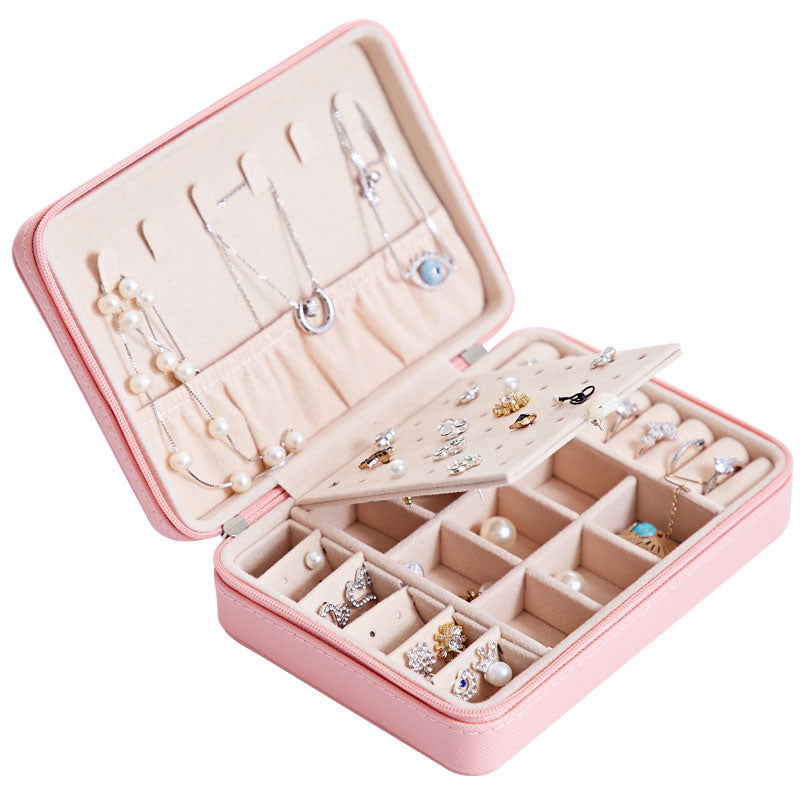 Multifunctional Jewelry Storage Box for Earrings, Rings & Necklaces - Perfect for Travel, Home Organization & Gift Giving