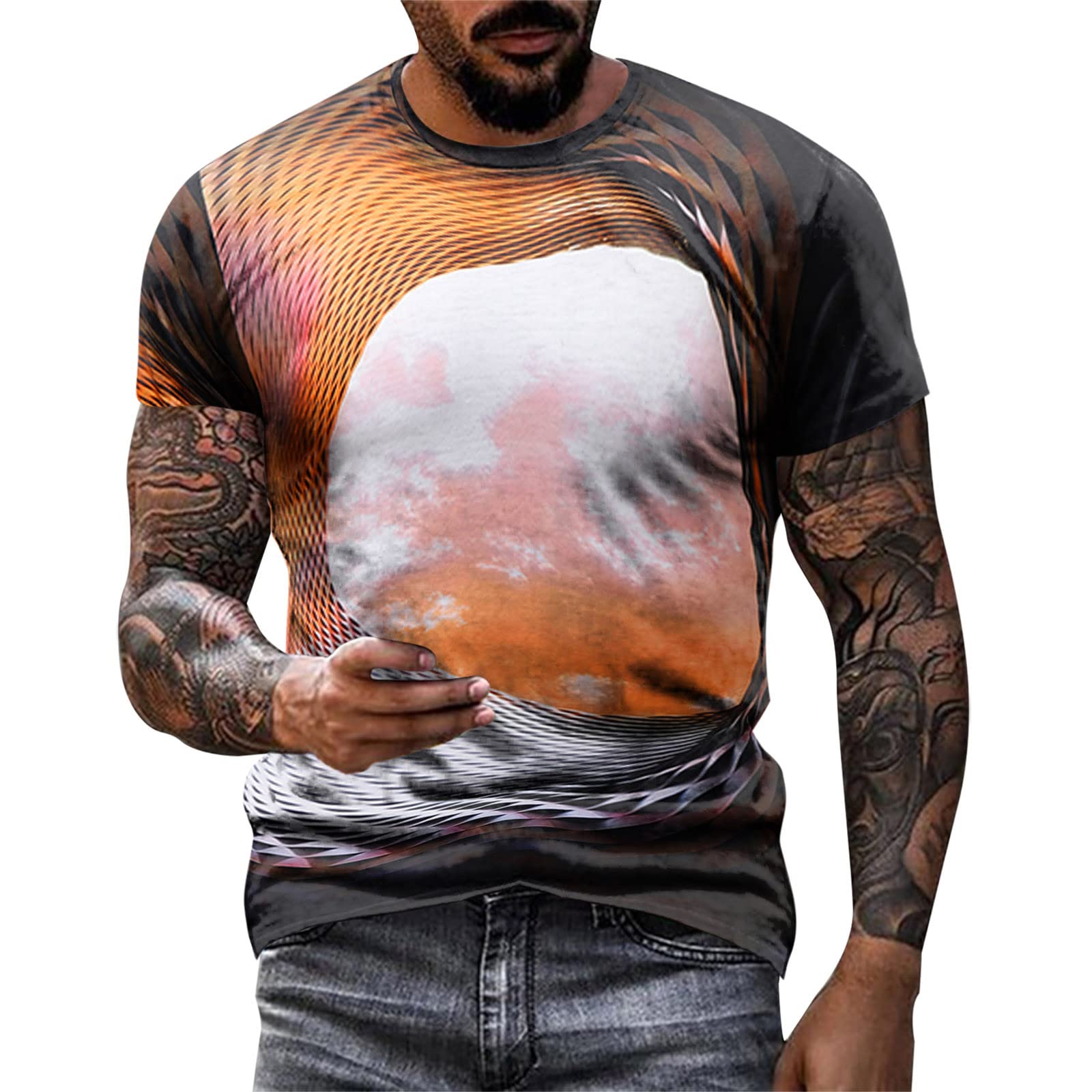 Men's Cotton Linen V-Neck Polo Shirts - Casual Beachwear for Summer
