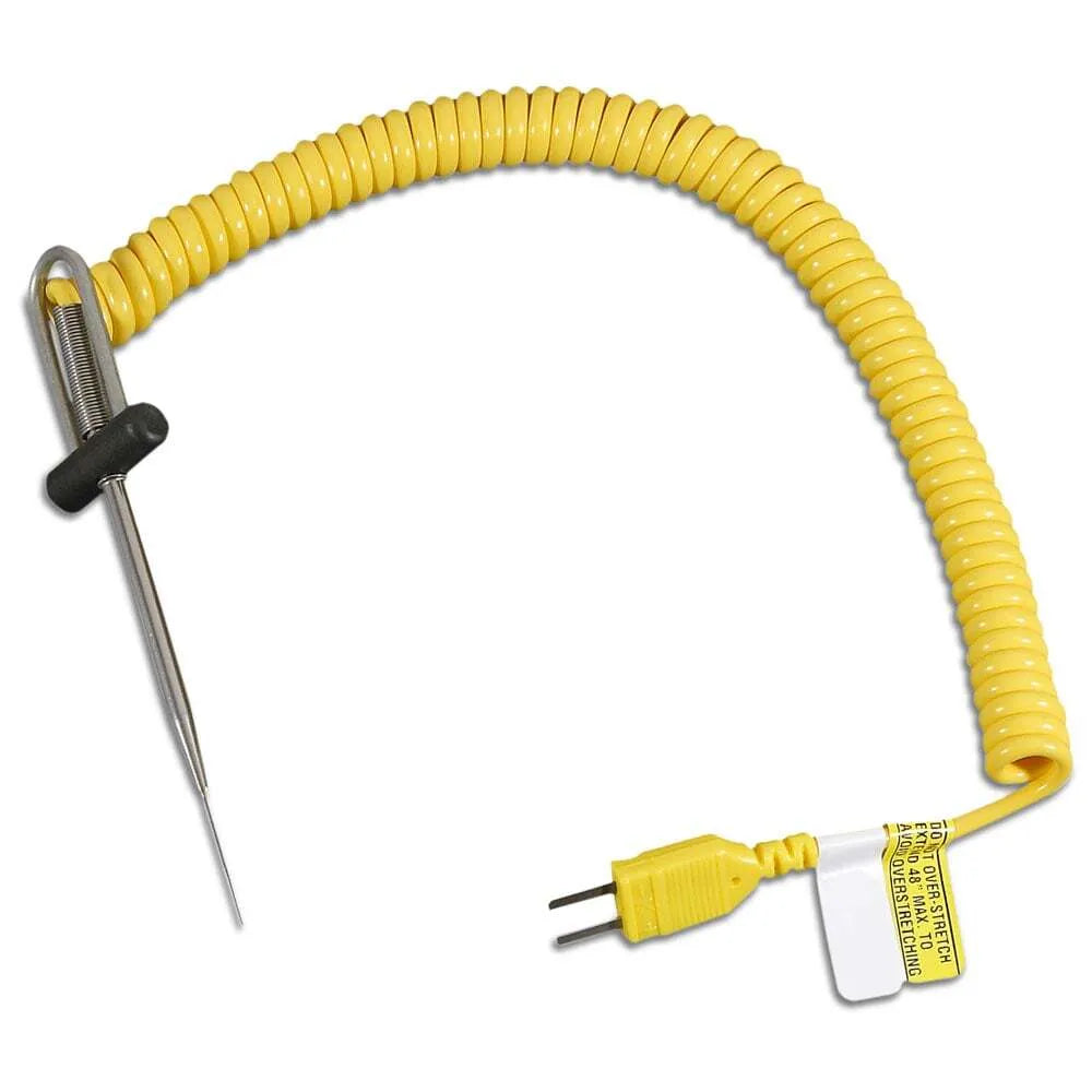 High Precision K-Type Thermocouple Microneedle Probe with Cable - for Industrial Temperature Measurement, HVAC Systems & Laboratory Use