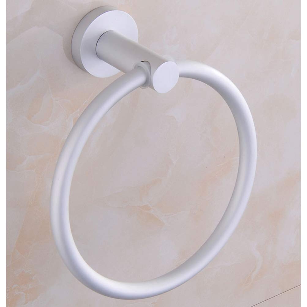 Easy Install Aluminum Towel Rack - Space Saving Bathroom Hook Holder for Towels & Robes | Perfect for Home, Hotel & Public Restroom Accessories