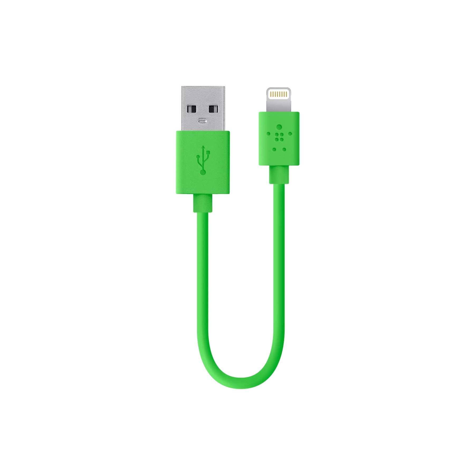 Belkin Apple Certified MIXIT Lightning to USB Cable 6 Inch - Fast Charging & Data Sync for iPhone iPad - Green - Perfect for Home, Office & Travel Use