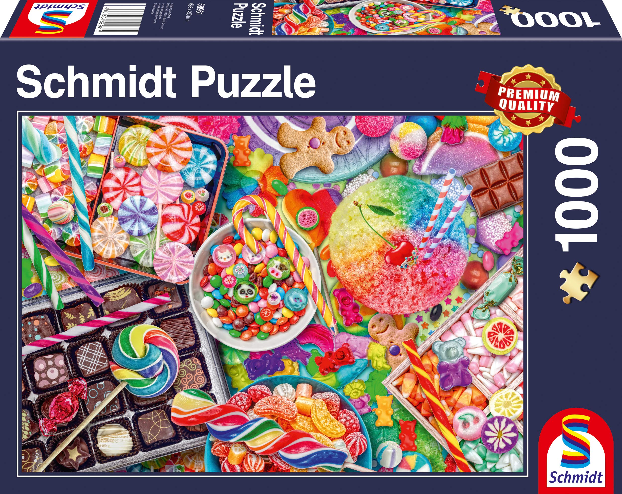 Schmidt Candylicious 1000 Piece Jigsaw Puzzle for Adults & Teens Ages 12+ | Challenging Single Player Puzzle Game | Perfect for Family Game Night & Relaxation