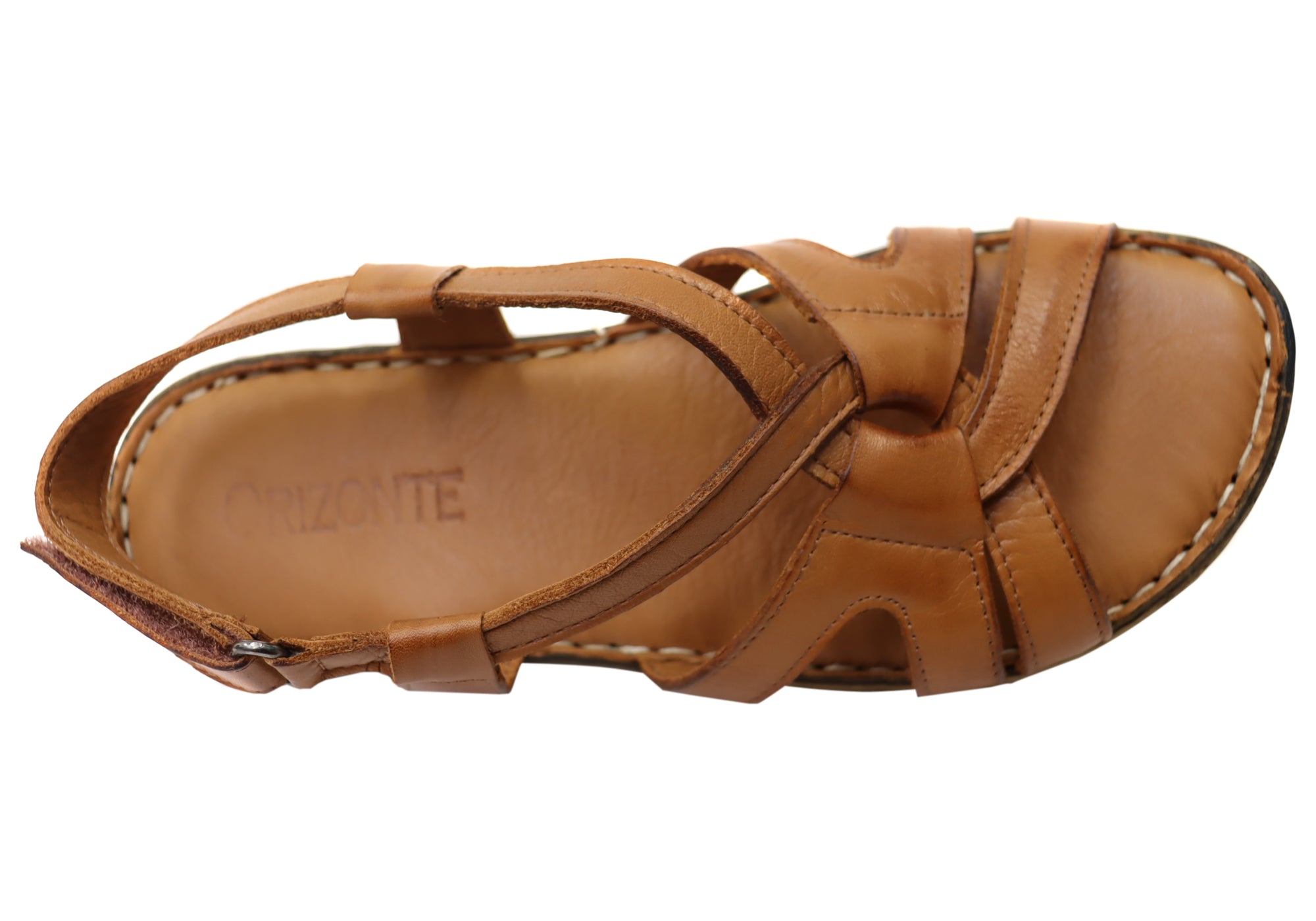 Orizonte Glory Women's Comfortable European Leather Sandals - Stylish & Breathable Summer Walking Shoes for Beach, Travel & Casual Outings