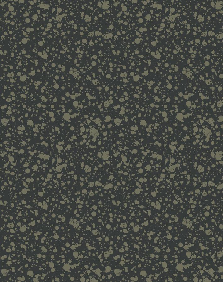Chris Benz 'Corner Deli' Charcoal & Umber Wallpaper - Perfect for Living Room, Bedroom, and Dining Room Accent Walls