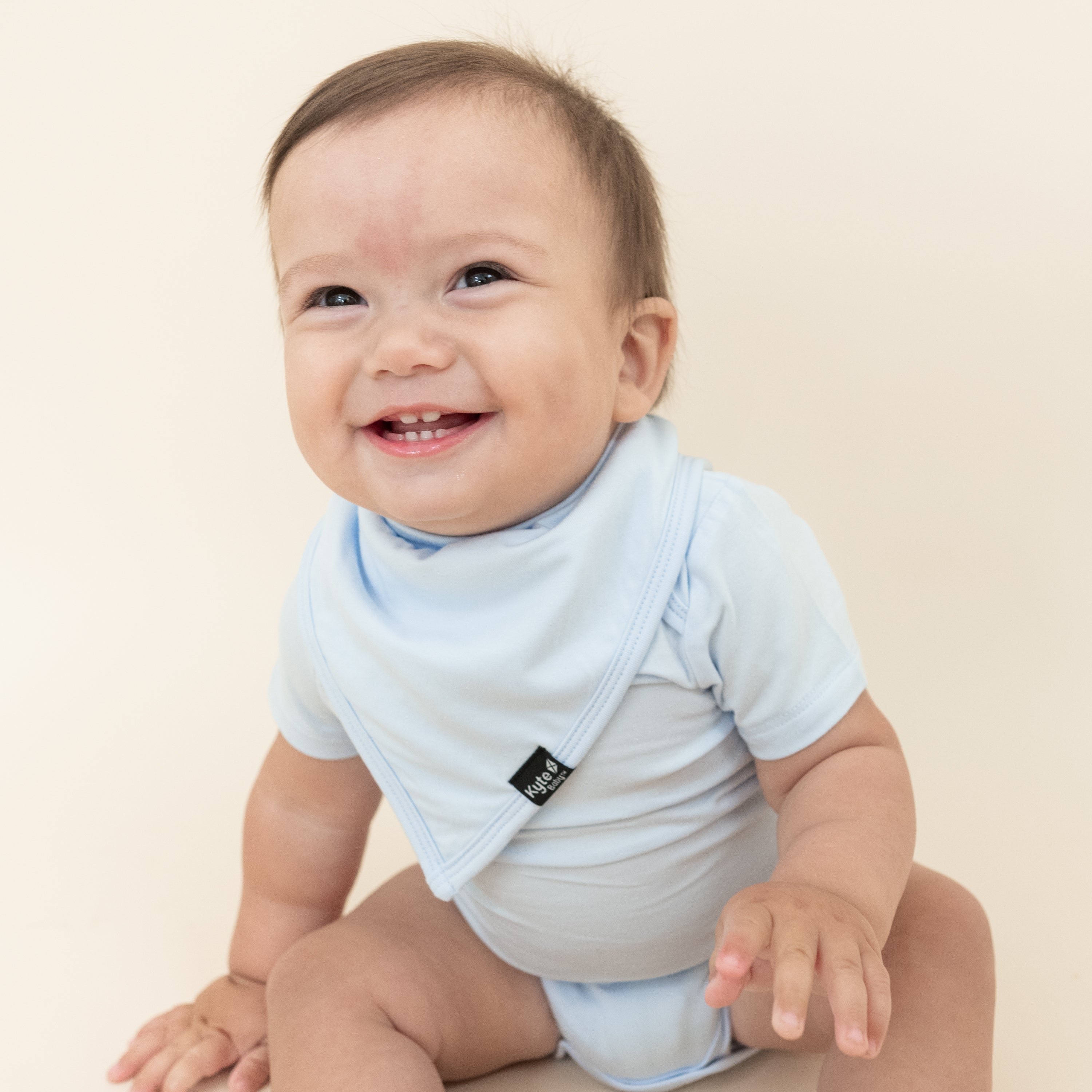 Baby Bib in Mist - Soft & Absorbent Drool Bibs for Infants & Toddlers - Perfect for Feeding, Teething & Messy Playtime