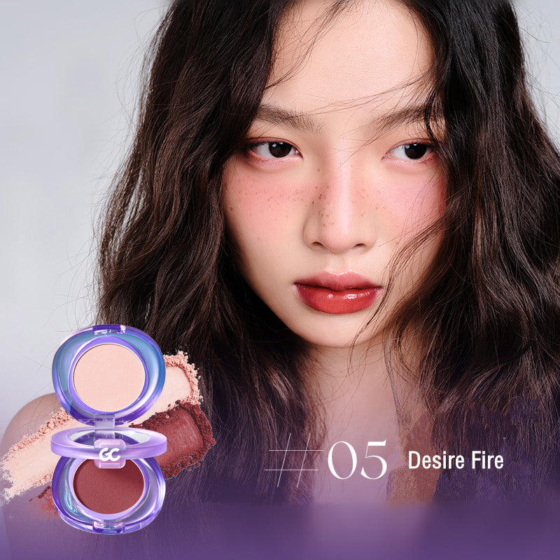 Girls Crush Adventure Game Series 2 Color Matte Blusher - Long Lasting Cheek Makeup for Cosplay, Anime Conventions & Fantasy Costume Parties