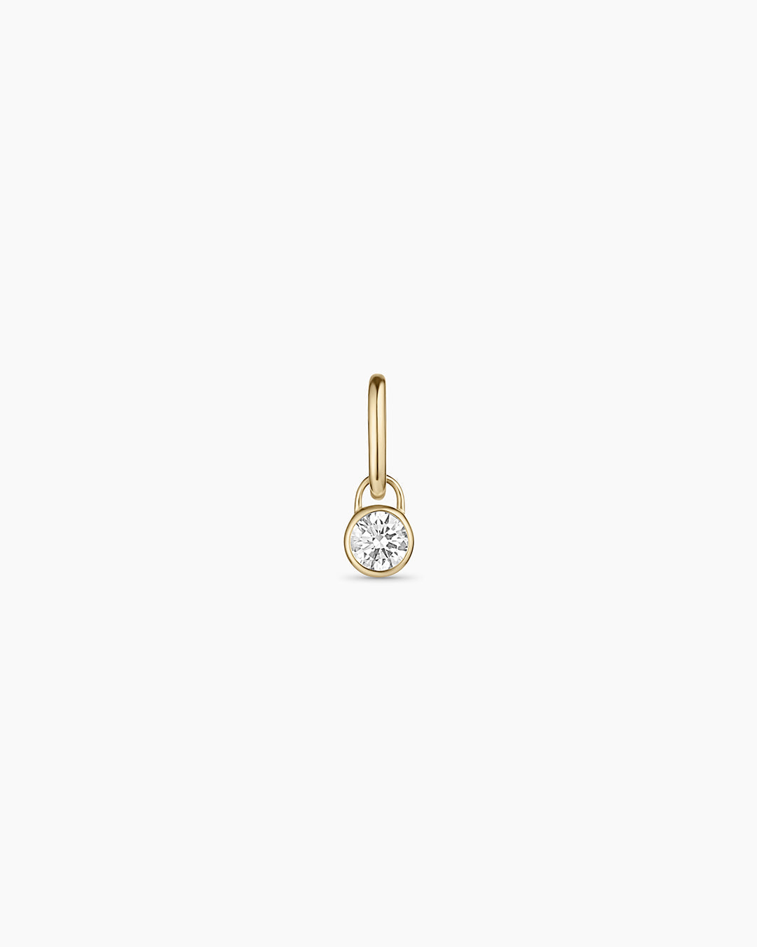 Lab Grown Diamond Halo Charm Pendant Necklace - 14K Gold Plated, Sparkling & Elegant Jewelry Gift for Women - Perfect for Weddings, Anniversaries & Special Occasions
