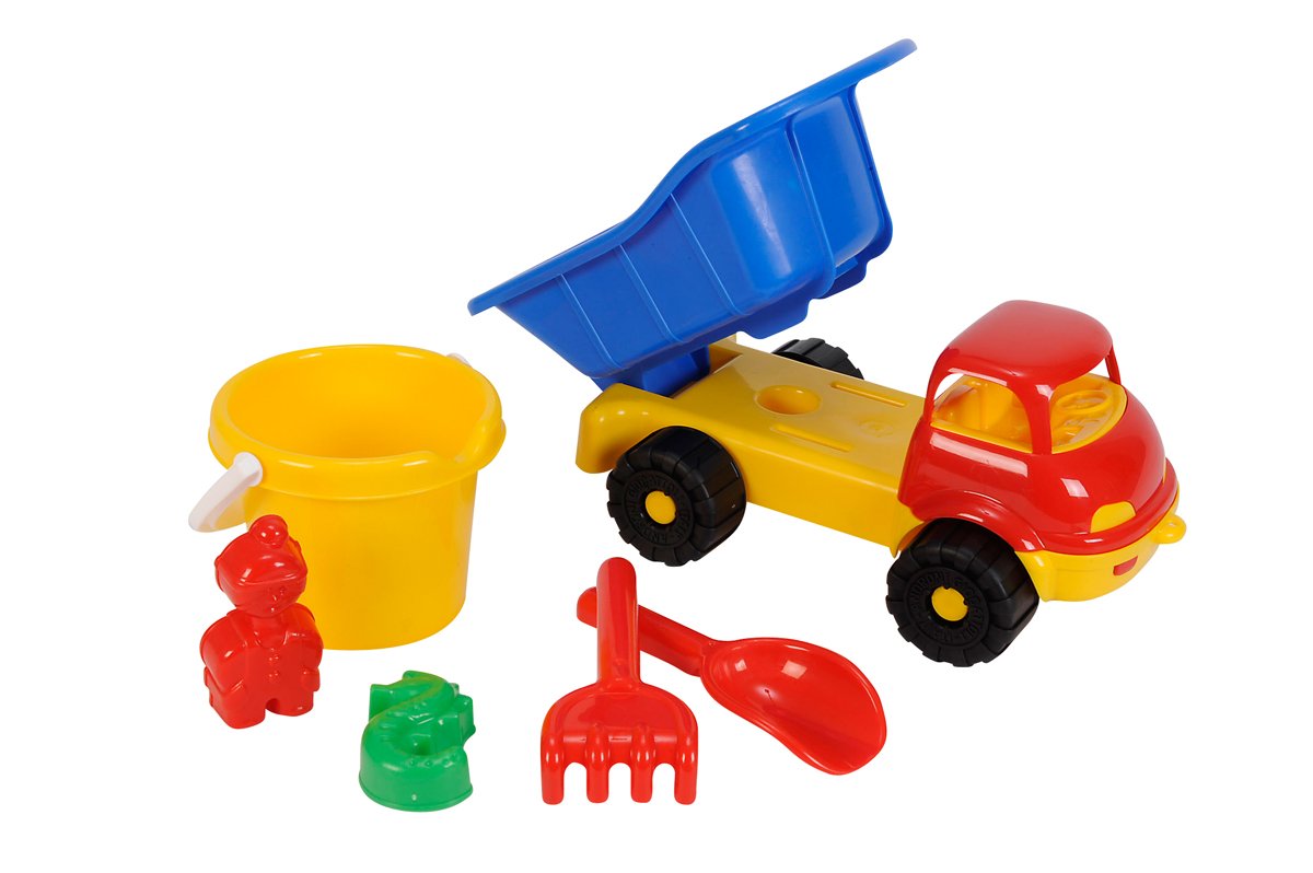 Kids Truck & Sand Play Set - Durable Construction Toy for Outdoor & Beach Sandbox Fun | Perfect for Boys & Girls Ages 3-8