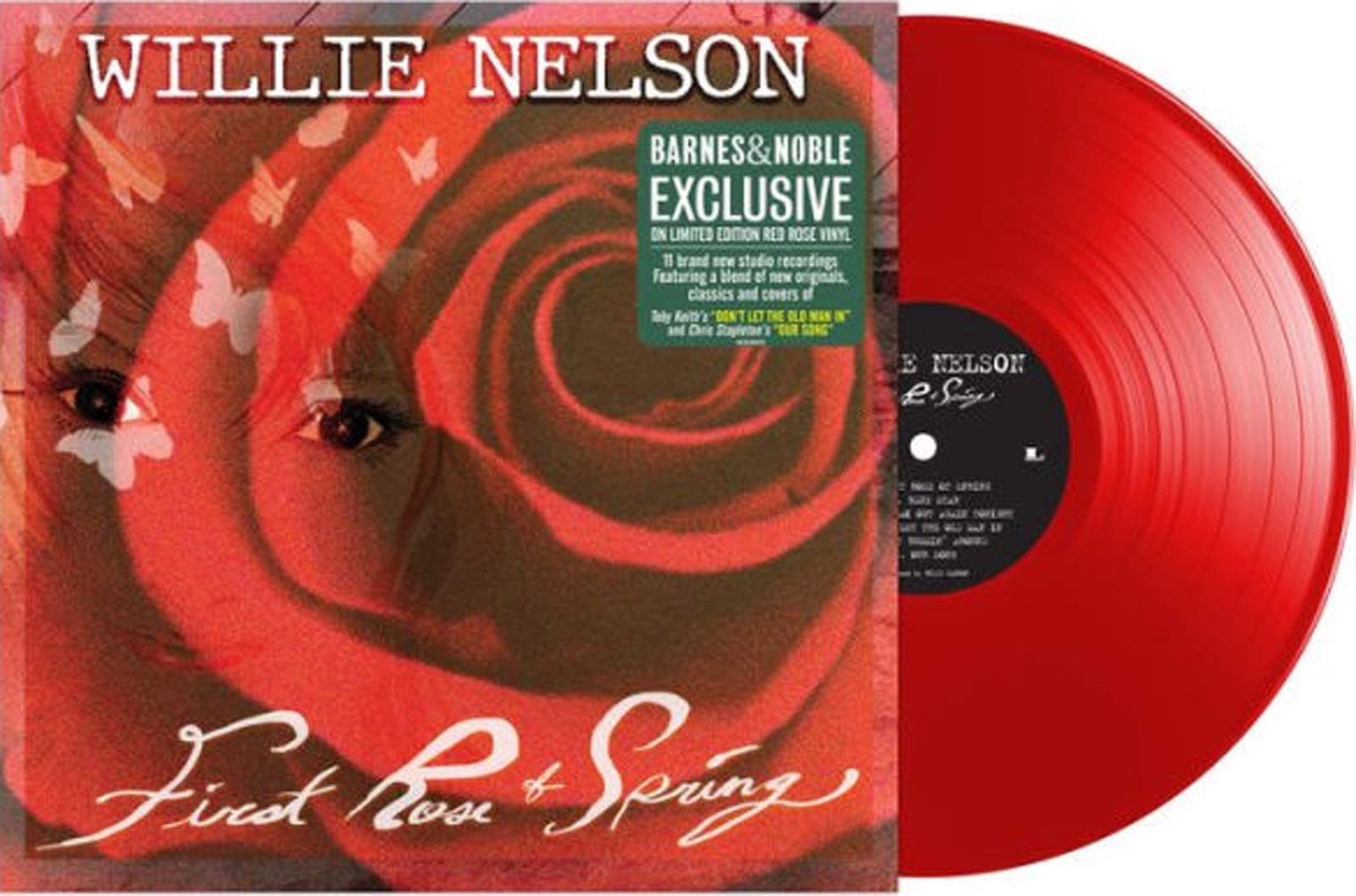 First Rose of Spring (Red Rose Vinyl) - Limited Edition LP Record - Perfect for Valentine's Day Gifts & Romantic Home Decor