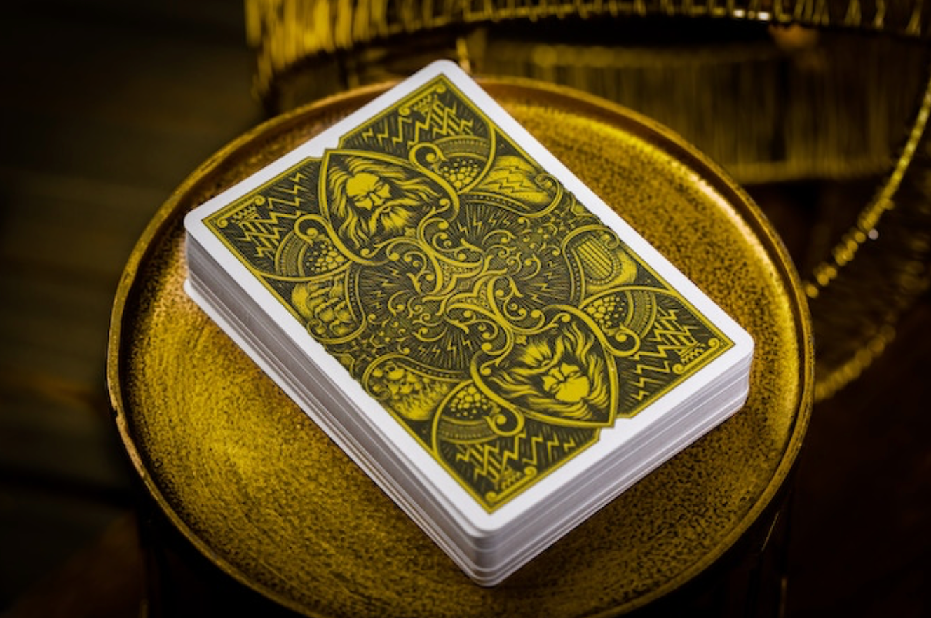 Zeus Playing Cards - Premium Quality Poker Cards for Magic Tricks, Card Games & Collectibles | Perfect for Poker Nights, Magic Shows & Gifts