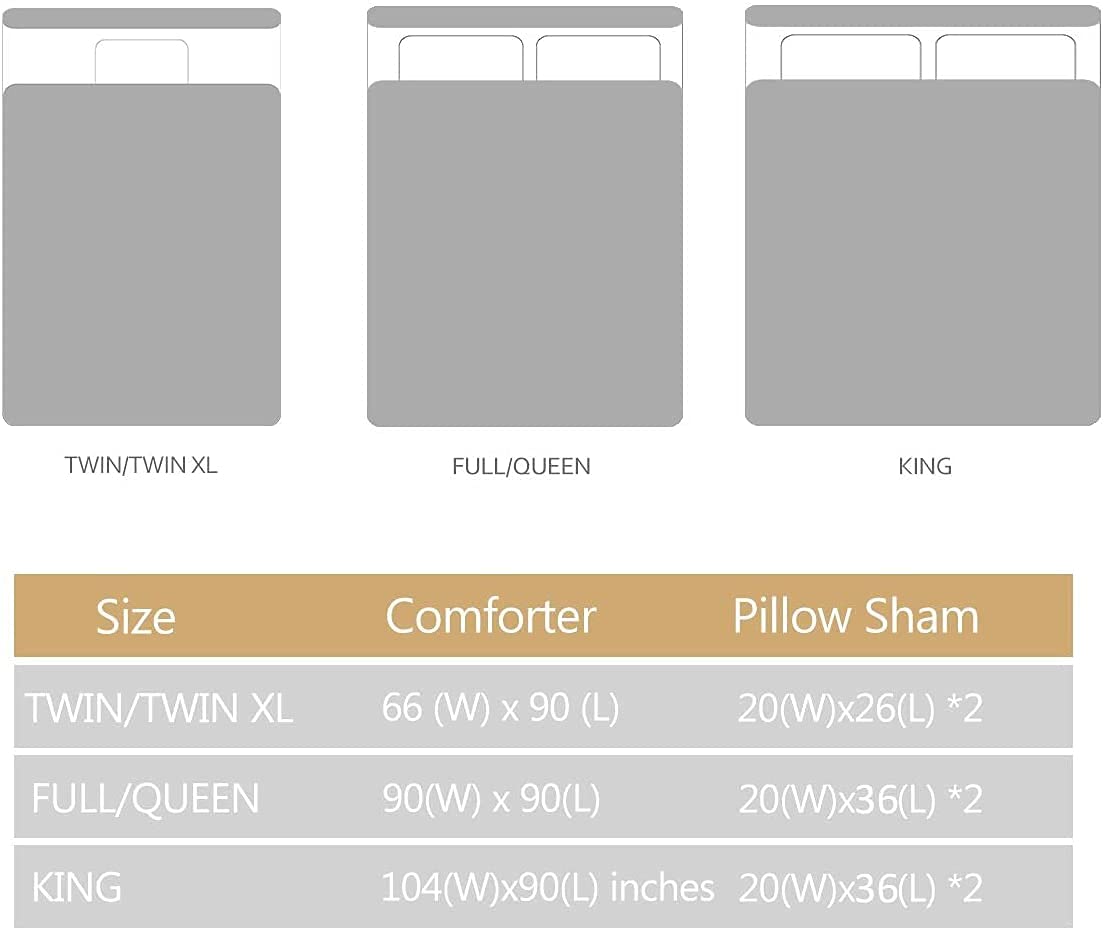 **BlessLiving Cute Shiba Inu Dog Comforter Set - 3-Piece Full/Queen Bedding with Rainbow Design, Soft & Cozy for Kids & Teens - Perfect for Bedrooms, Dorms, and Sleepovers**