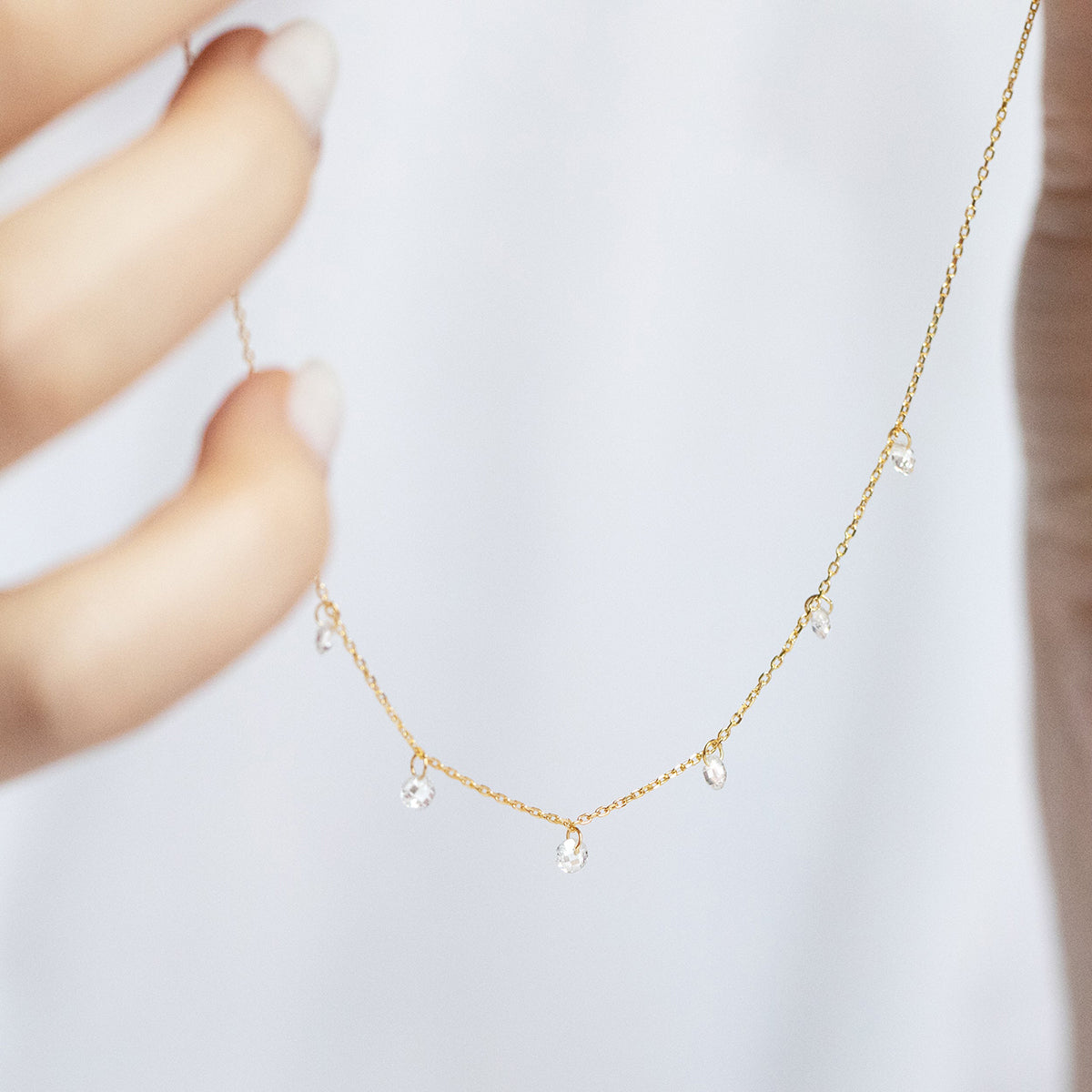 Seven Drops Necklace - Elegant Handmade Jewelry for Women | Perfect Gift for Birthdays, Anniversaries & Special Occasions