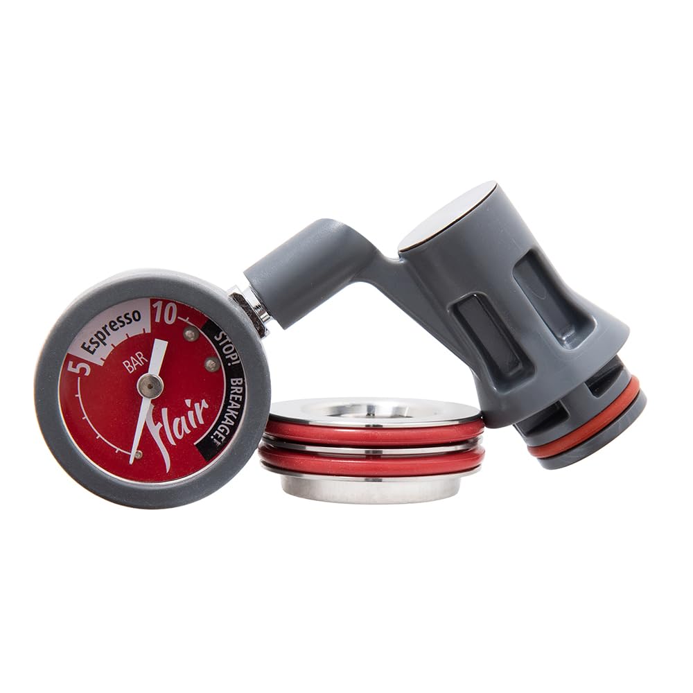 Premium Pressure Gauge Kit for Flair Espresso Makers - Compatible with NEO, Flex, Classic & Signature Models | Perfect for Home Baristas & Espresso Enthusiasts
