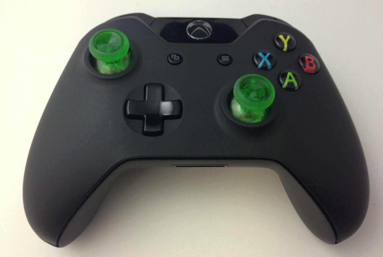 Gametown Analog Thumbstick Joystick for Microsoft Xbox One Controller - 2PCS Transparent Green Replacement Parts - Perfect for Gaming, Repair & Controller Customization