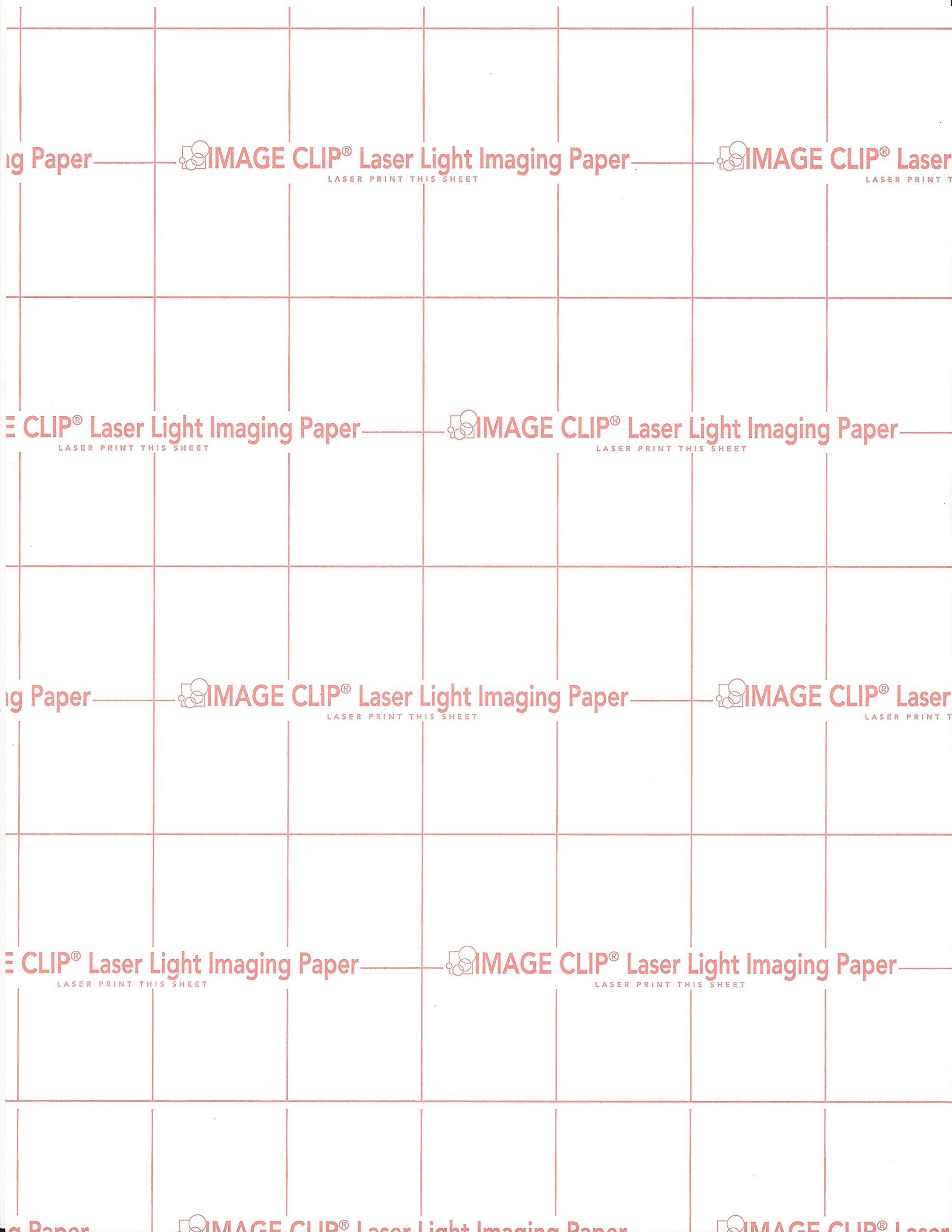 Self Weeding Laser Transfer Paper 8.5x11 Inch - 100 Sheets for DIY T-Shirt Printing, Custom Apparel & Heat Press Projects - Premium Imageclip Brand