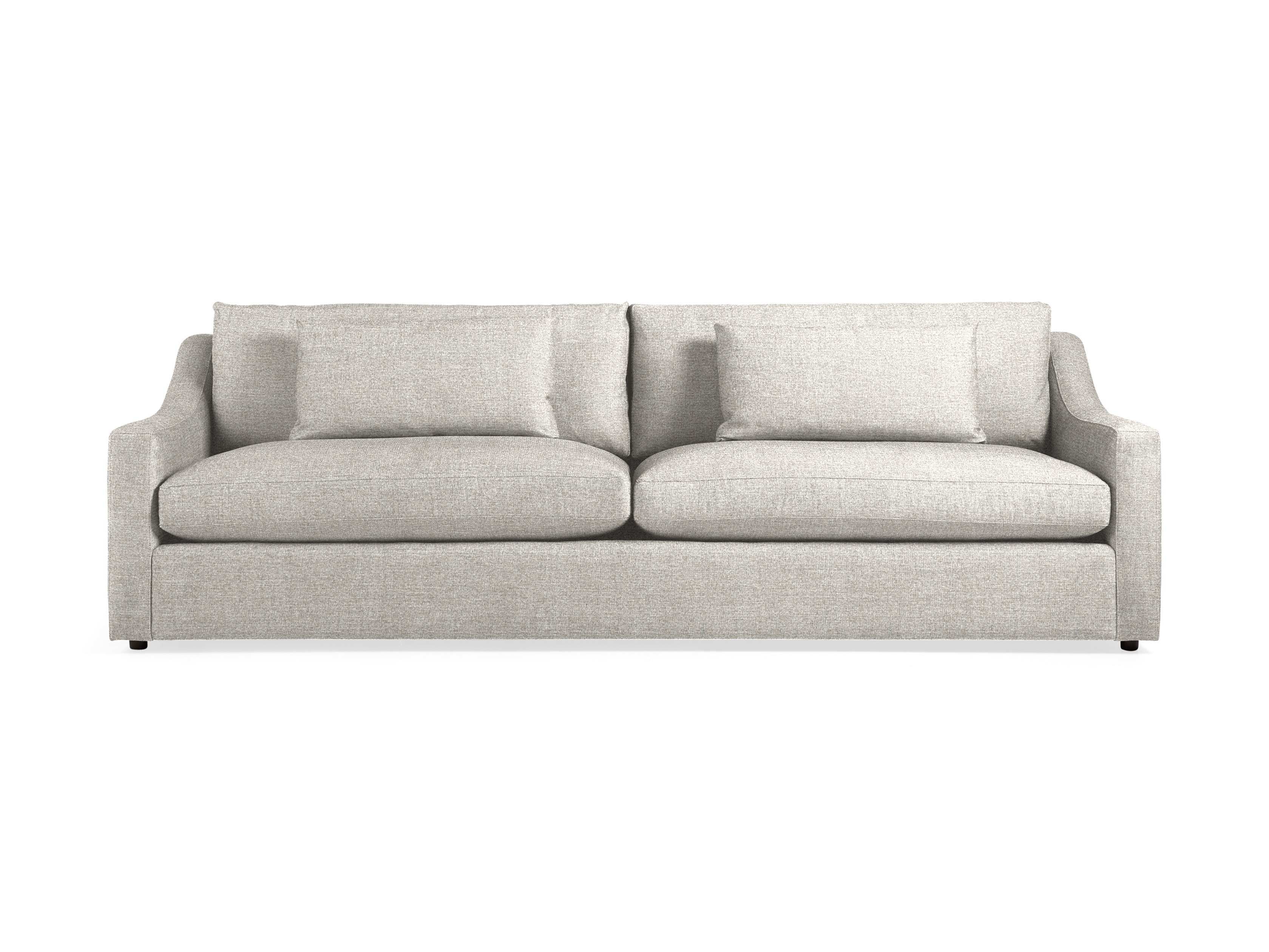 Ashby Sofa 491 - Modern 3-Seater Fabric Couch for Living Room, Comfortable Lounge Sofa for Home & Office - Perfect for Relaxing, Entertaining, and Small Spaces