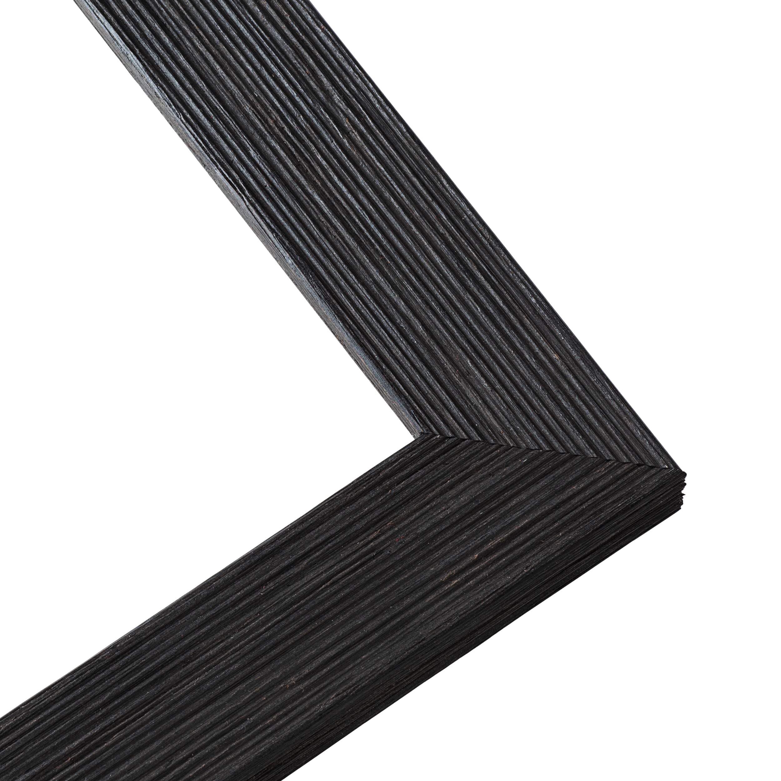 26x30 Inch Black Real Wood Picture Frame - 1.5