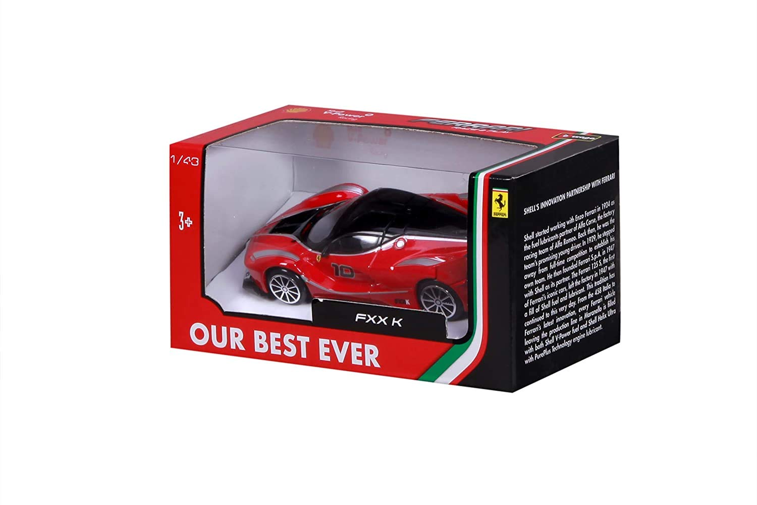 Burago 1:18 Scale Ferrari 488 GTB Die-Cast Model Car - Collectible Toy for Kids & Adults, Perfect for Display, Gifts, and Racing Enthusiasts
