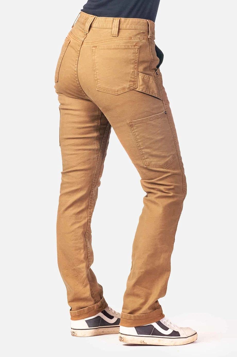 Dovetail Workwear Maven X Women's Cargo Pants - Slim Leg Fit with 10 Functional Pockets | Durable & Stylish Work Pants for Construction, Landscaping & Outdoor Activities