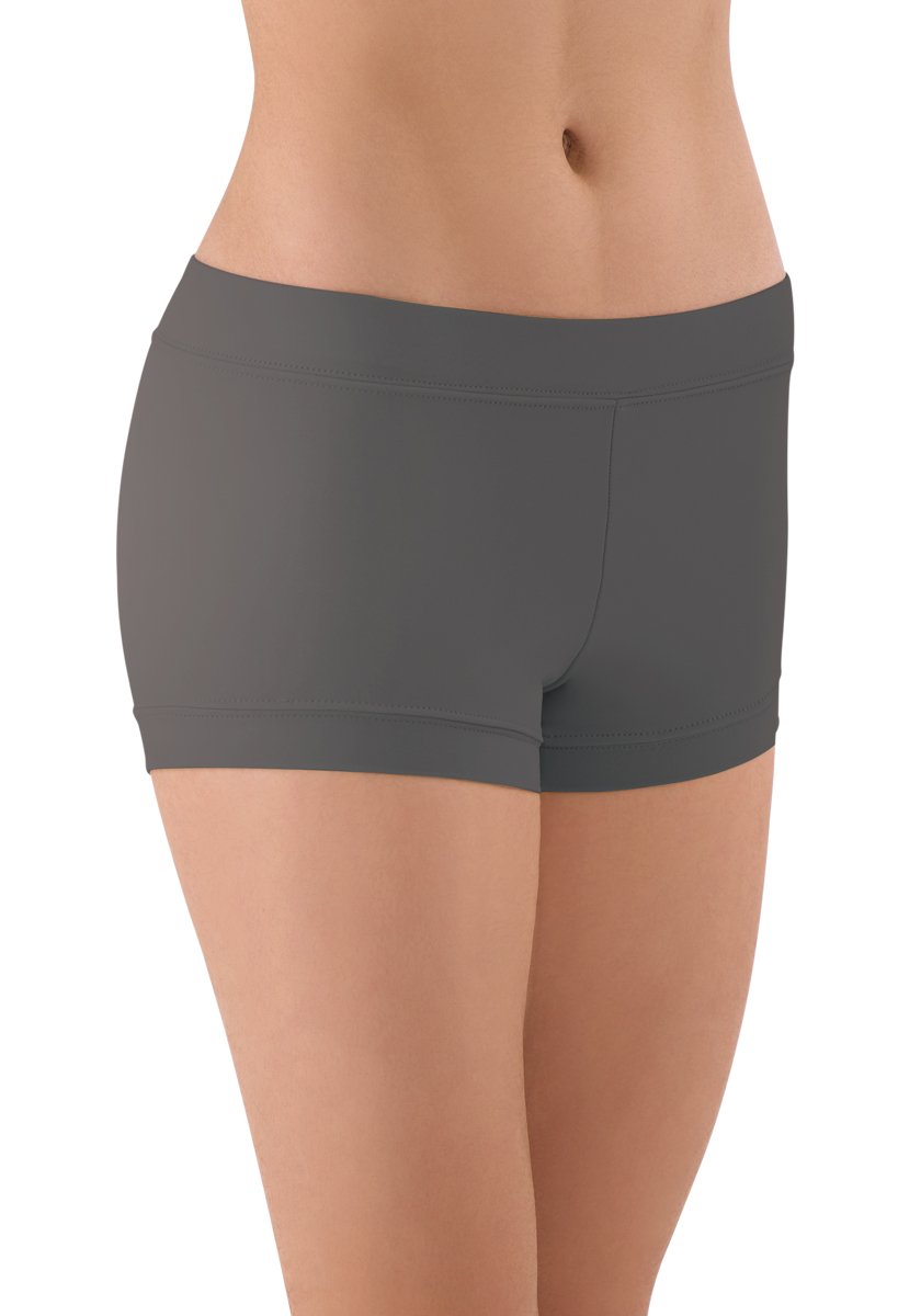 Balera Booty Shorts for Girls - High Waisted Dance Shorts with Banded Hem - Perfect for Ballet, Jazz, Hip Hop & Workout