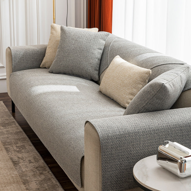Fallon Non-Slip Sofa Cushion Cover - Reversible Stretchable Couch Protector for Living Room, Sectional, Loveseat - Home Decor & Pet-Friendly Furniture Accessory