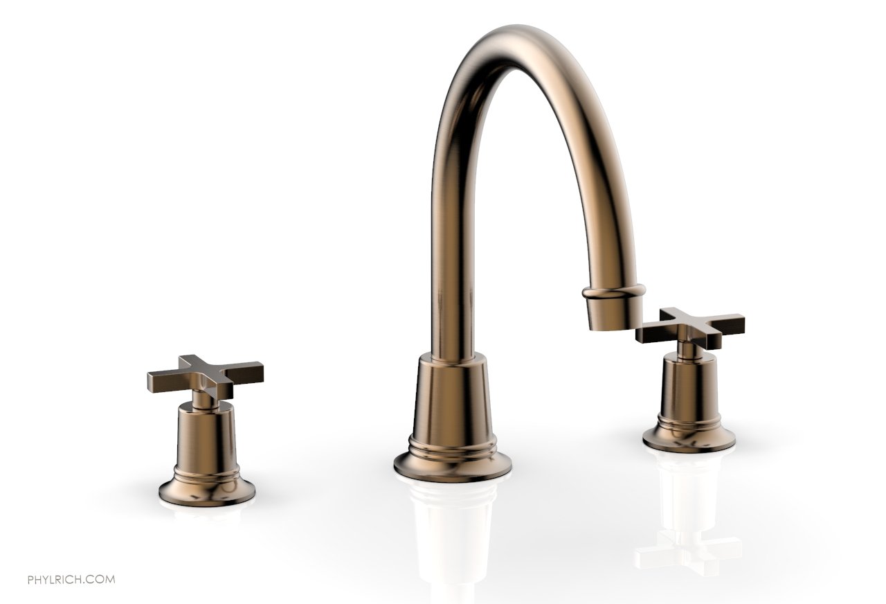 HEX MODERN Deck Tub Set with Cross Handles - 42