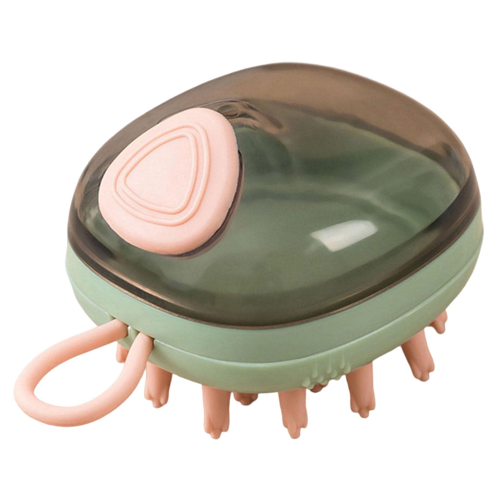 Bothyi Multi-Function Pet Dog Shampoo Dispenser Scrubber - Bathing & Grooming Comb with Massage Function for Dogs & Cats - Perfect for Home Bathroom & Pet Spa Cleaning (Green)