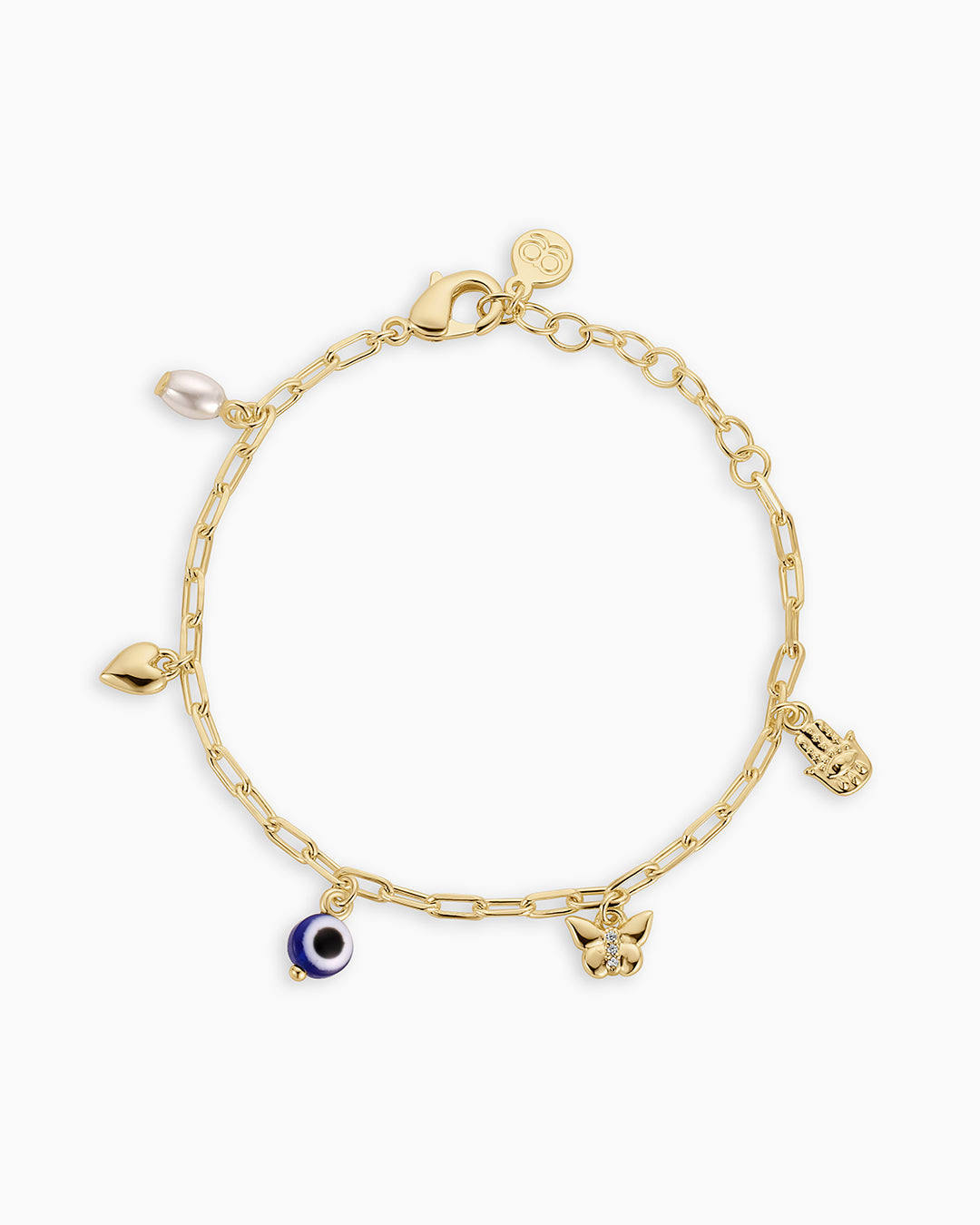 Mini Charm Bracelet for Women - Dainty Adjustable Link Bracelet with Tiny Charms - Perfect for Gifts, Friendship, Everyday Wear & Special Occasions