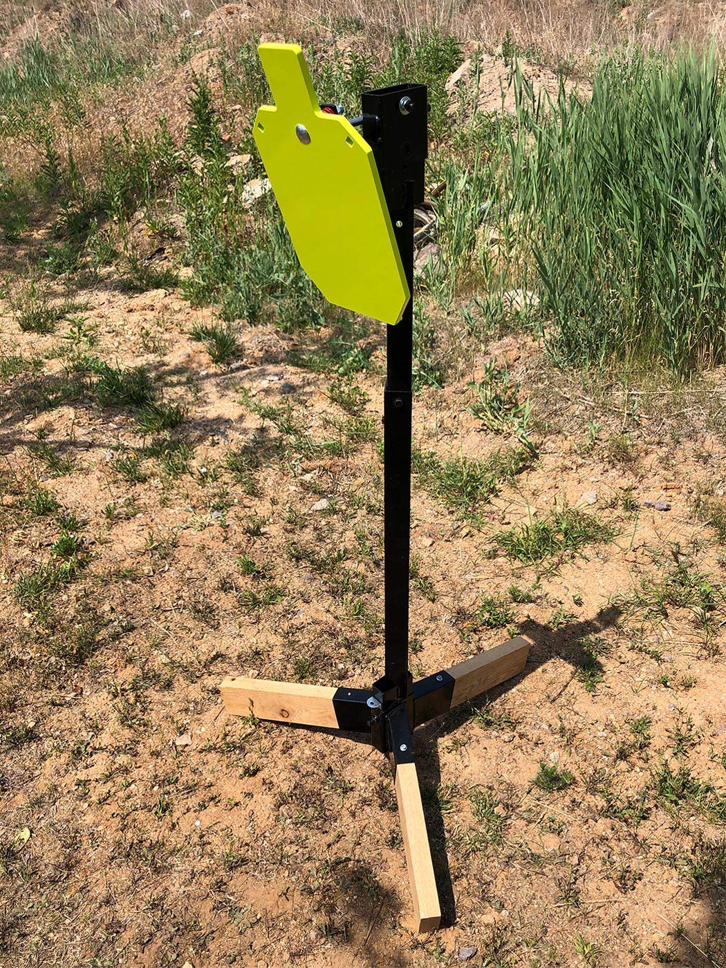 Highwild Adjustable AR500 Steel Target Stand System - Heavy Duty Shooting Target Holder for Outdoor Range Practice, Hunting & Tactical Training