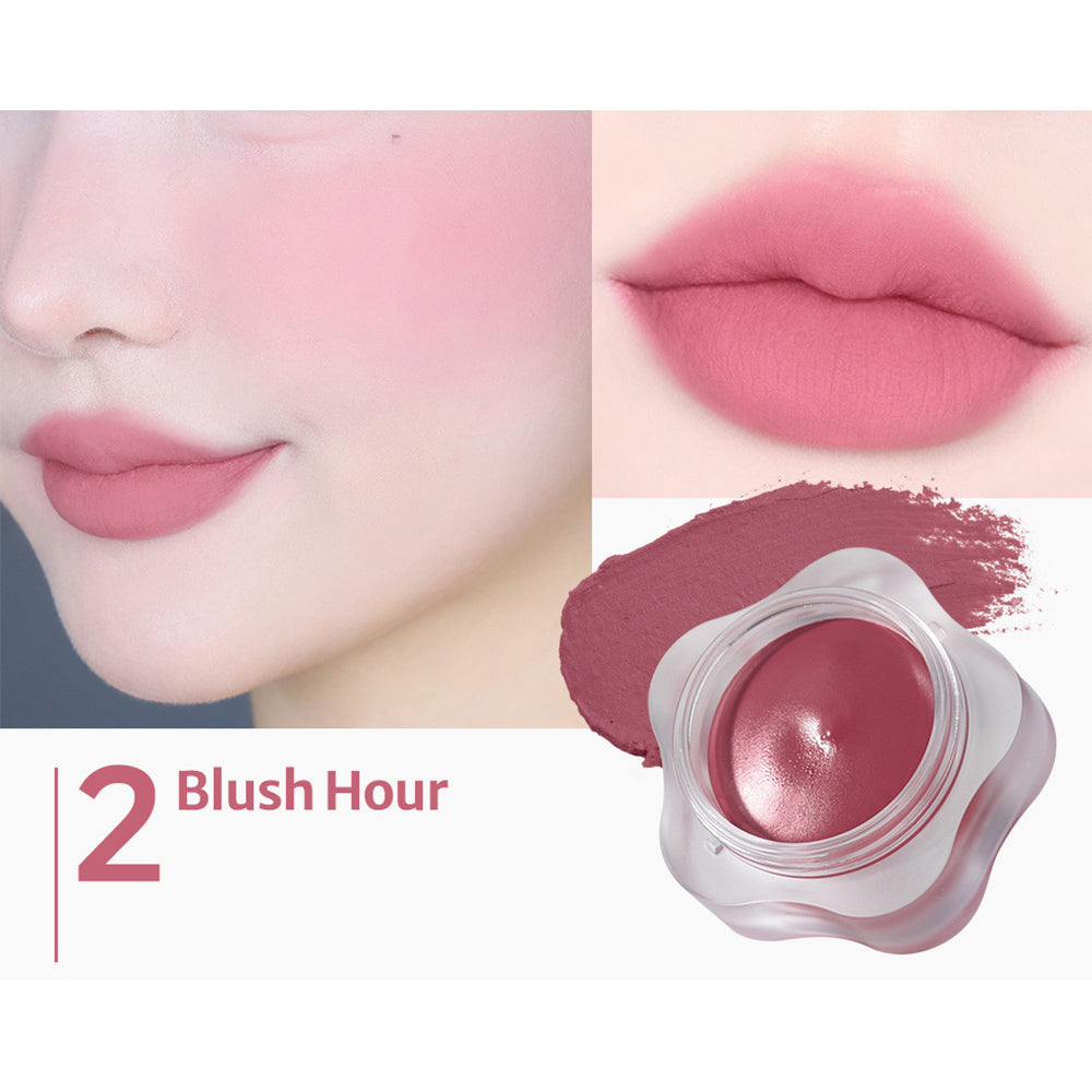 DEAR.MAY Pure Falling Mood Lip Pot - 6.5g Lip Gloss with 7 Colors, Hydrating & Long Lasting - Perfect for Daily Wear, Parties & Special Occasions