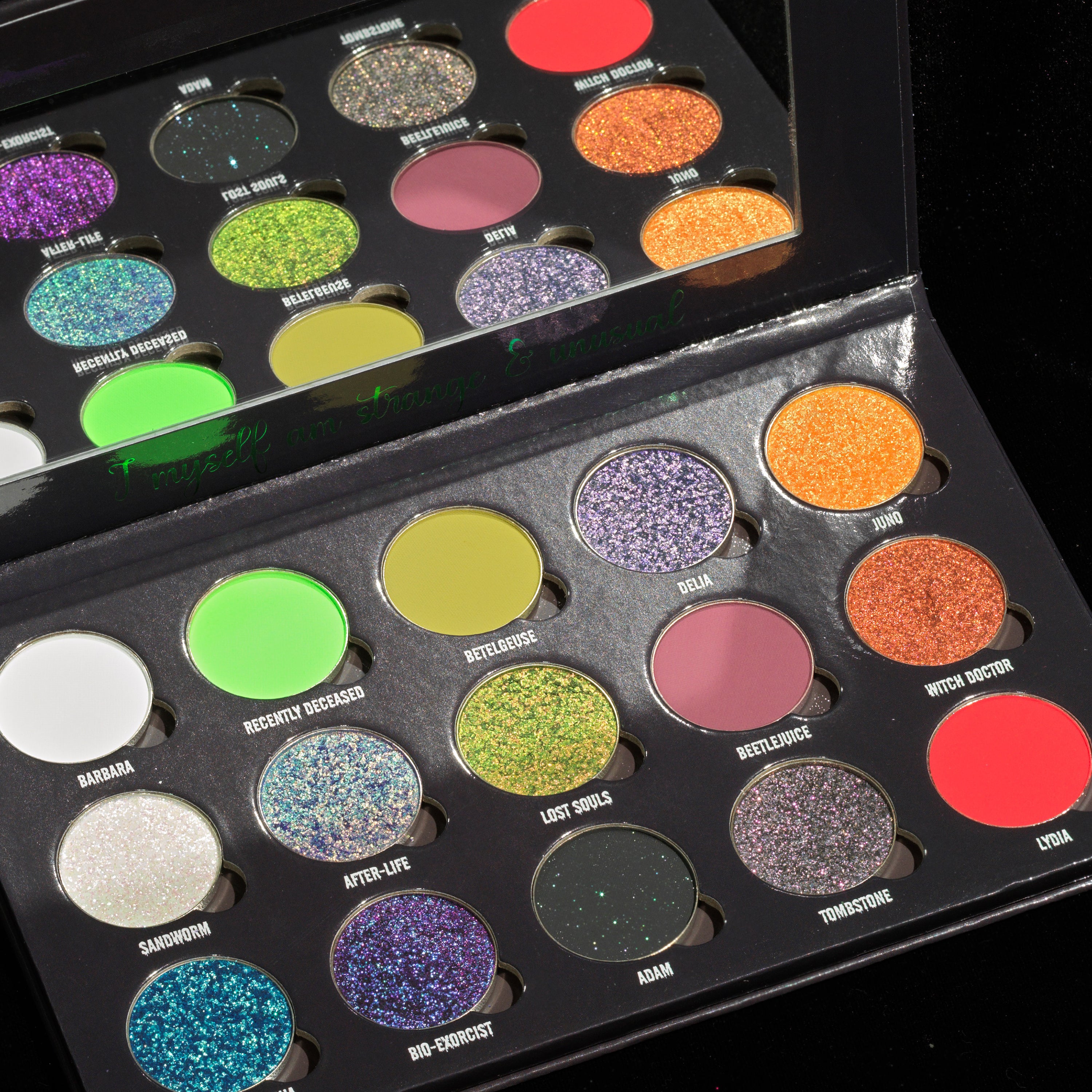 Unique & Bold Eyeshadow Palette - Vibrant Colors for Creative Makeup Looks | Perfect for Halloween, Cosplay & Artistic Expression