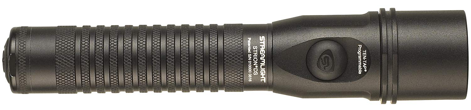 Streamlight Strion DS 375 Lumen Rechargeable Flashlight - Compact Dual Switch LED Tactical Light for Police, Security & Outdoor Use