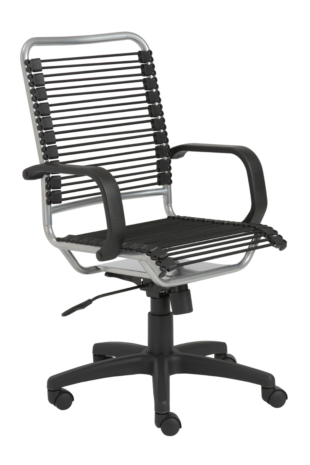 Bradley High Back Bungee Office Chair - Ergonomic Mesh Executive Chair with Graphite Frame & Black Base - Perfect for Home Office, Gaming & Workspace Comfort