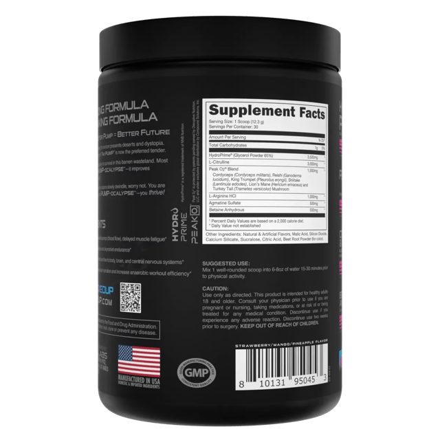 Bucked Up Pump Ocalypse Nitric Oxide Supplement - Pre Workout Powder for Muscle Pump & Energy Boost | Gym & Fitness Performance Enhancer
