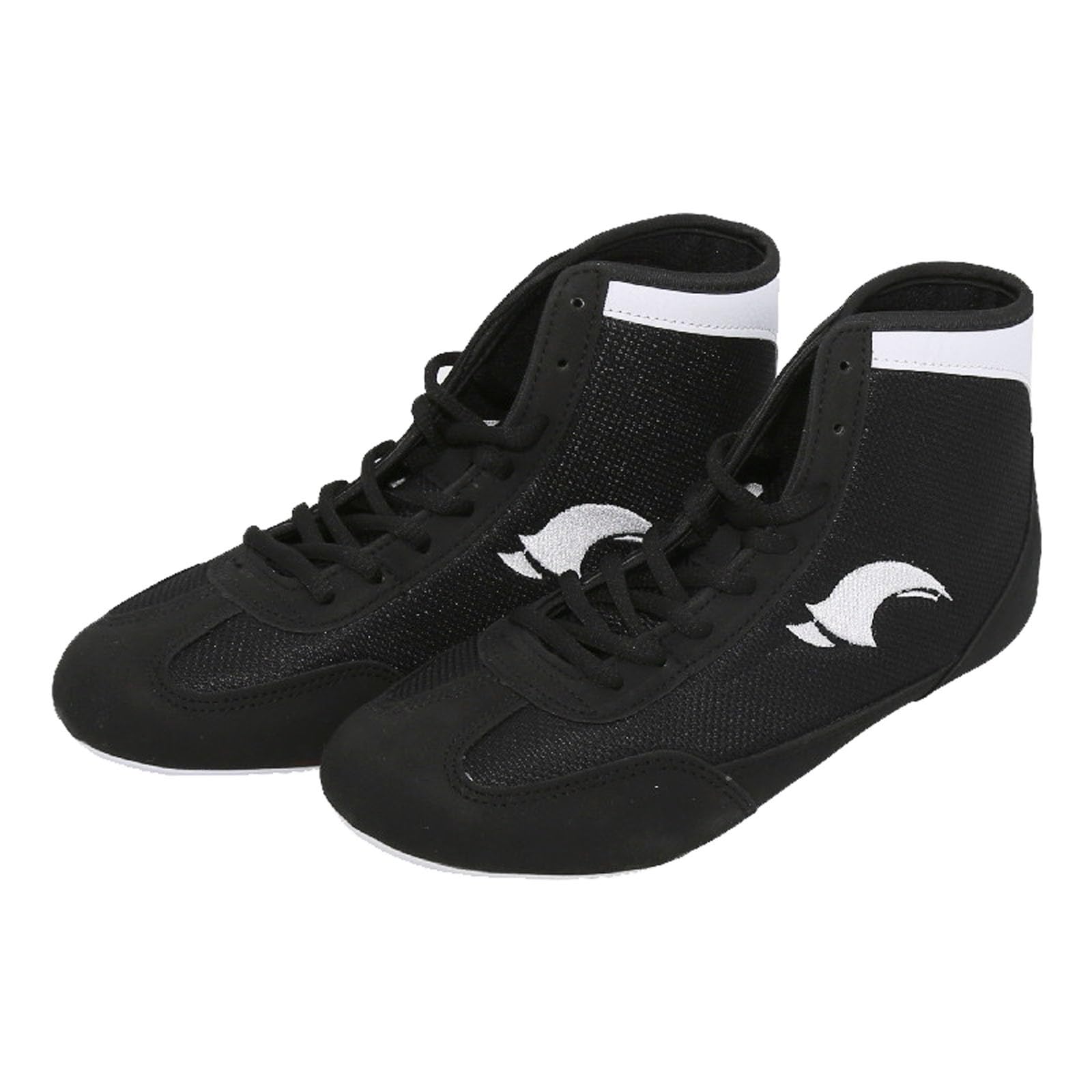 Kids Boxing Shoes - High Top Wrestling Shoes for Boys & Girls, Sports Training & Competition Fitness Boots for Men - Perfect for Boxing, Martial Arts, and Gym Workouts