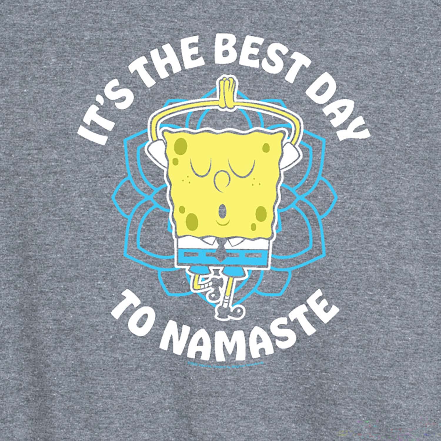 HYBRID APPAREL Women's Spongebob Squarepants 'The Best Day to Namaste' Racerback Tank Top - Yoga, Gym, Casual Wear, Summer Outfits