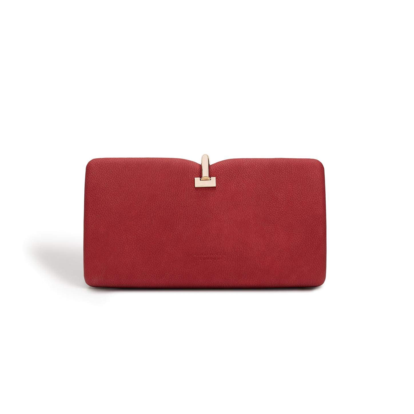 LaBante London Vegan Leather Red Clutch Purse for Women - Stylish Evening Bag, Handbag, Party Clutch - Perfect for Parties, Weddings & Special Events
