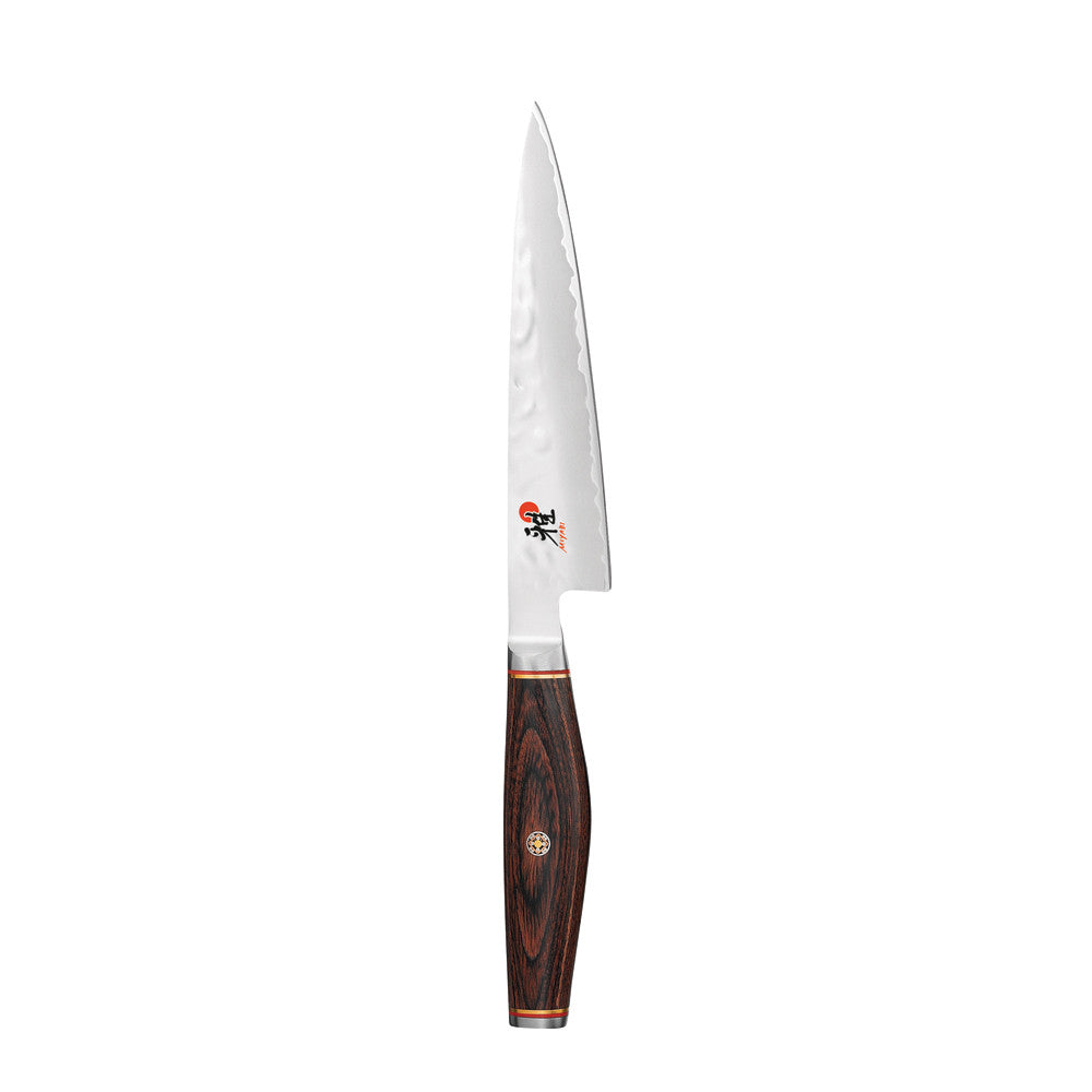 Miyabi Artisan 5-Inch Utility Knife #34072-133 - Japanese Damascus Steel Blade - Ergonomic Handle - Razor Sharp - Perfect for Slicing, Dicing & Food Prep - Free Shipping