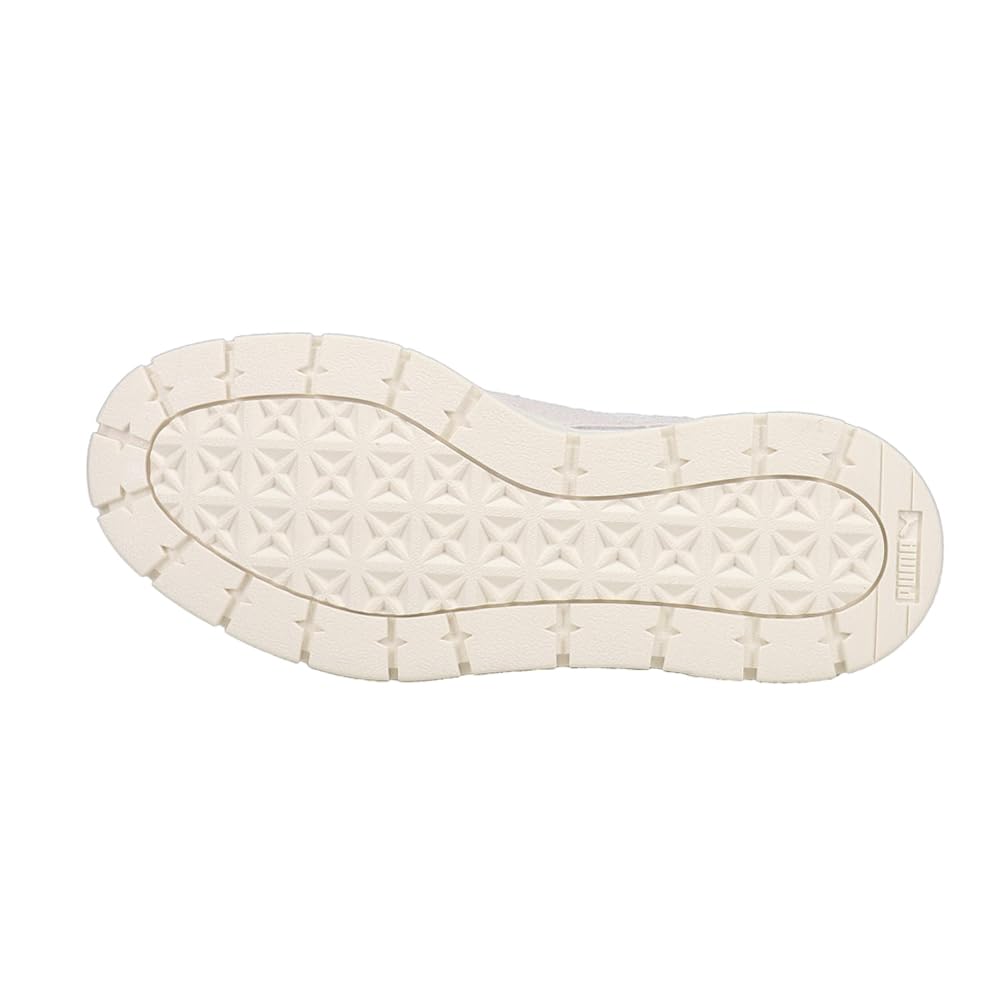 PUMA Women's Mayze Stack Thrifted Platform Sneakers - White Size 8.5 M (39276801) | Comfortable Casual Shoes for Everyday Wear, Street Style & Outfit Pairing