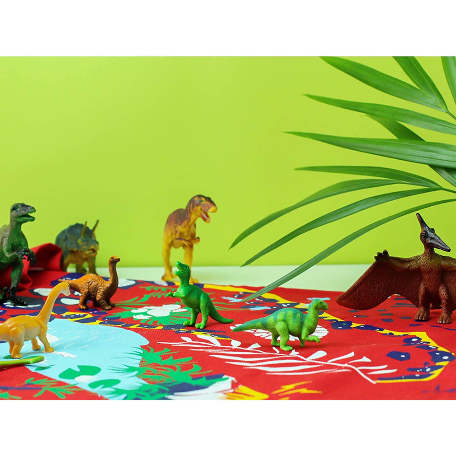 XIMDOMADO Portable Roll Up Storage Play Mat for Kids - Dinosaur Design, Non-Toxic & Waterproof, Perfect for Nursery, Playroom & Travel - Great for Toys, Books & Baby Essentials Storage