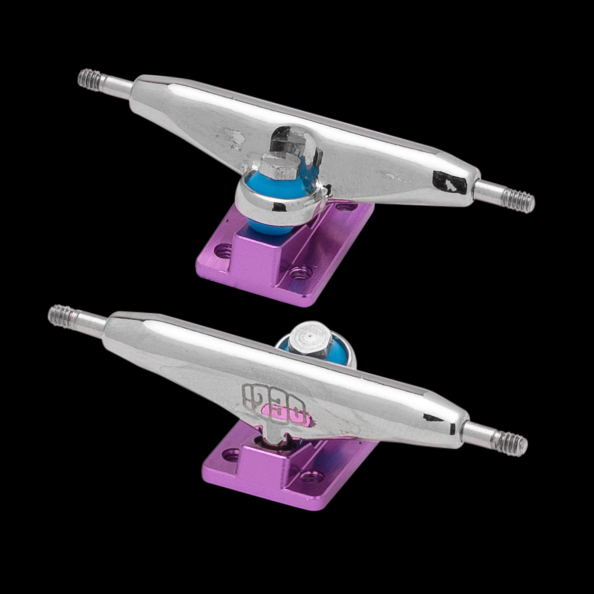 DeliDecks 32mm Fingerboard Trucks - Hex Hybrid Skateboard Trucks for Tech Deck & Fingerboarding - Perfect for Tricks, Stunts & Mini Skateboard Performance