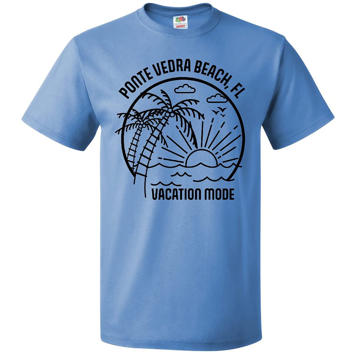 Inktastic Summer Vacation Mode Ponte Vedra Beach Florida Graphic T-Shirt for Men & Women - Casual Beachwear, Florida Souvenir, Summer Travel Outfit