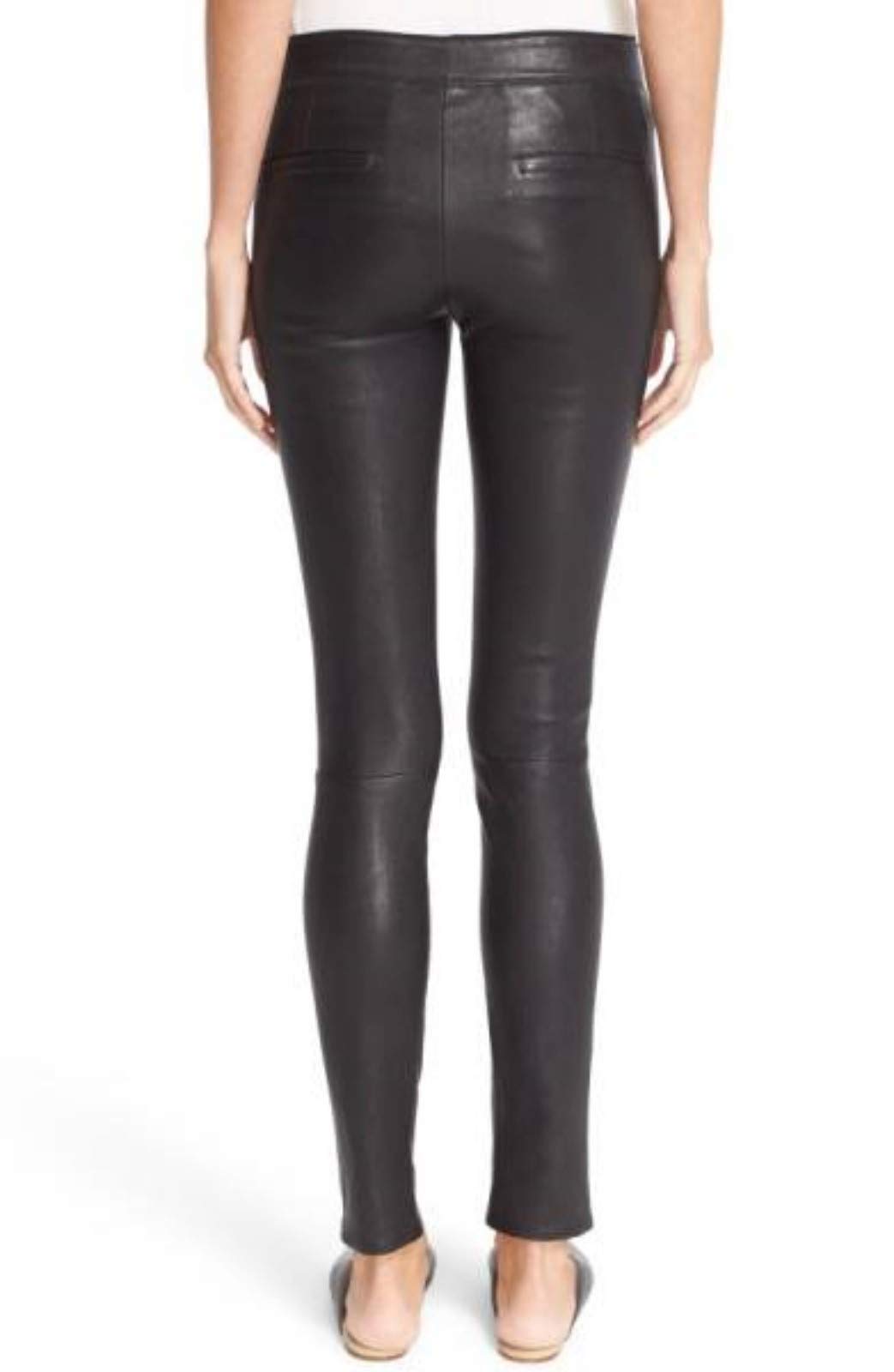 Genuine Soft Lambskin Leather Skinny Pants for Women - Slim Fit High-Quality WP017 | Perfect for Office, Night Out & Casual Wear
