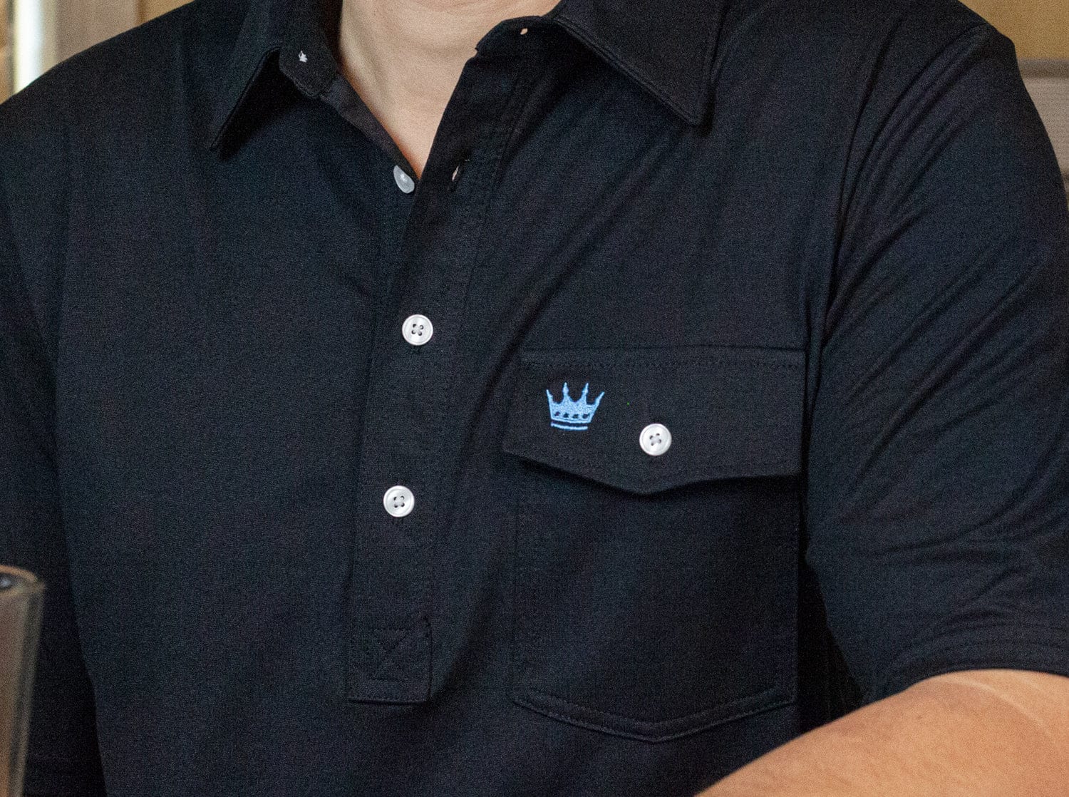 Charlotte FC Performance Players Shirt - Crown Black | Authentic MLS Soccer Jersey for Fans & Players | Perfect for Matchdays, Training & Casual Wear