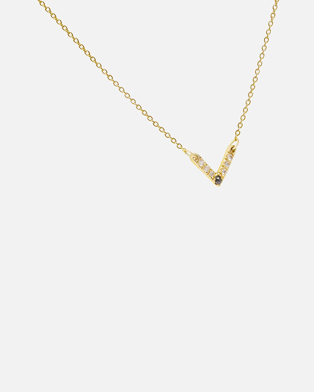 Elegant White and Black Diamond Pendant Necklace for Women - Perfect for Weddings, Anniversaries & Special Occasions