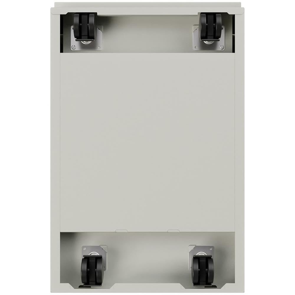 Hirsh 23-Inch Deep Mobile Pedestal 3-Drawer Storage Cabinet with Full-Width Pull - Gray | File Organizer for Office, Home, or Workspace