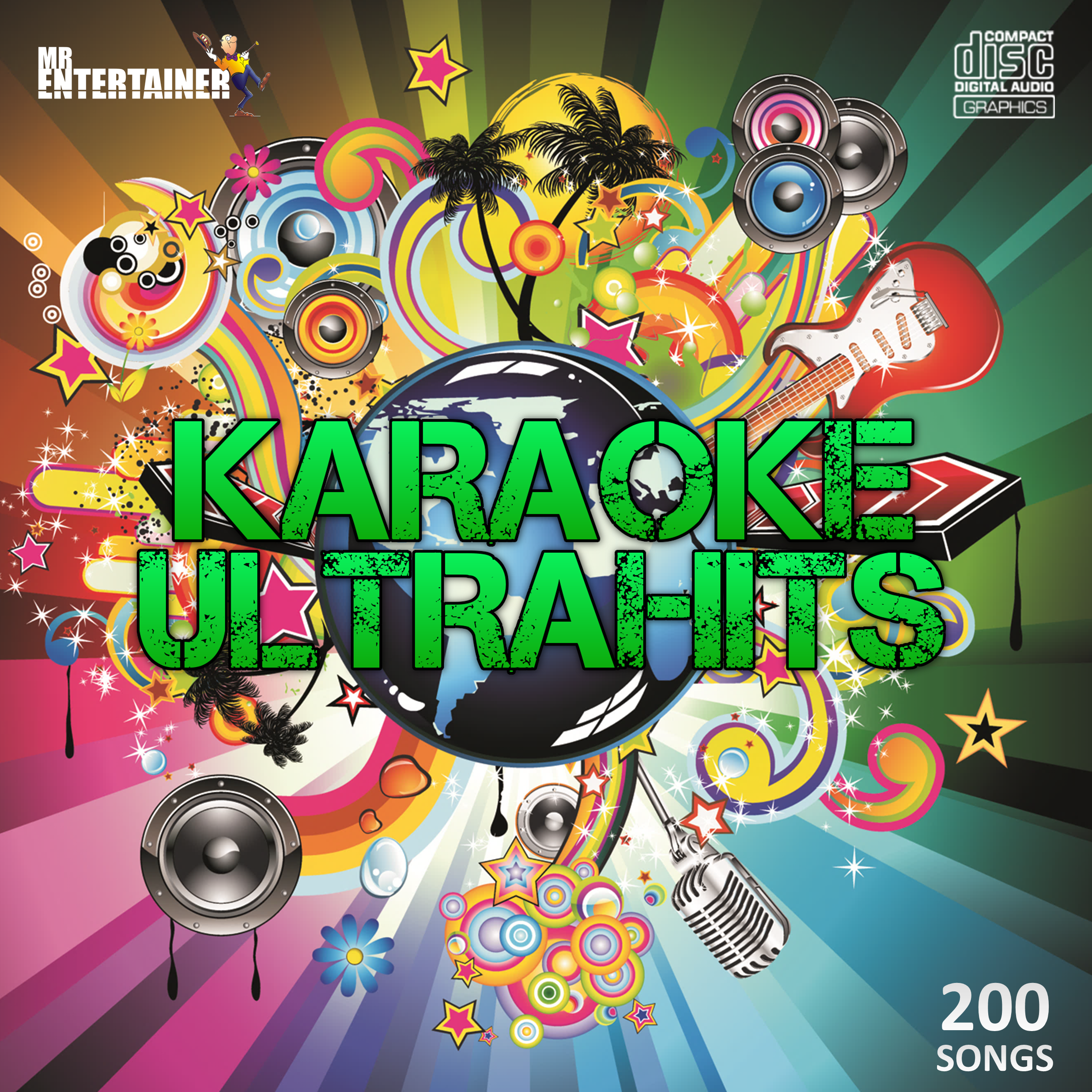 Mr Entertainer ULTRAHITS Karaoke Machine - Professional Home & Party Karaoke System with Bluetooth, LED Lights & Wireless Mics - Perfect for Family Gatherings, Birthday Parties & Home Entertainment